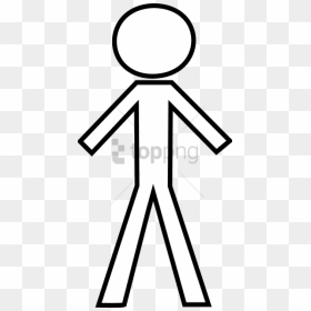 Stick Figure Clip Art , Png Download - Stick Figure Clipart Black And White, Transparent Png - stick people png