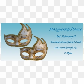 Mask Italian Transparent, HD Png Download - gold masquerade mask png