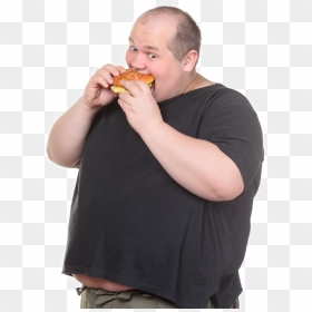 Clip Art A Transprent Png Free - Fat Guy Eating Png, Transparent Png - fat person png
