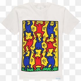 Diamond Supply Keith Haring T Shirt, HD Png Download - fingers crossed png