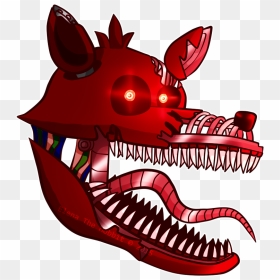 Nightmare Foxy Png Picture - Fnaf Nightmare Foxy Head, Transparent Png - nightmare foxy png