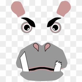 Angry Hippo Clip Arts - Clip Art, HD Png Download - angry dog png