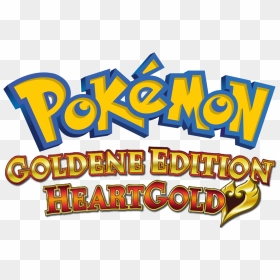 Logo Pokemon Goldene Edition Heartgold Png - Pokemon Heart Gold Logo Transparent, Png Download - pokemon transparent png