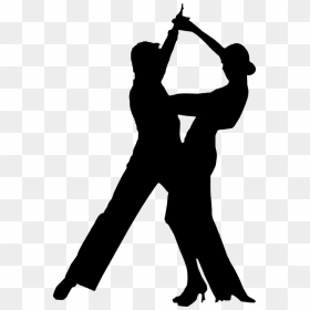 Silhouette Salsa Png, Transparent Png - dancing couple png