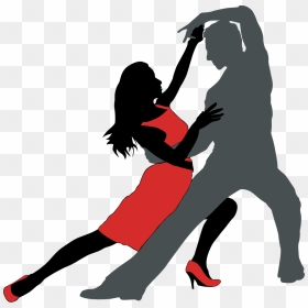 Silhouette Tango Dancing, HD Png Download - dancing couple png