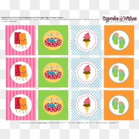 2 Inch Circle Tags Birthday - Free, HD Png Download - scallop circle png