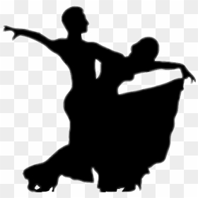 #dance #couple #black #shadow #stickers - Ballroom Dance Clipart, HD Png Download - dancing couple png