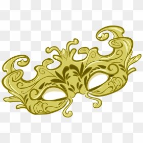 Club Penguin Rewritten Wiki - Mask, HD Png Download - gold masquerade mask png