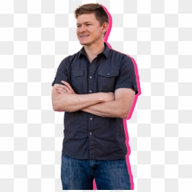 Wesley-pink - Man, HD Png Download - fat person png