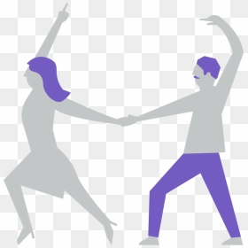 Transparent Dancing Couple Png - Illustration, Png Download - dancing couple png