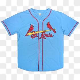 Transparent St Louis Cardinals Png - St Louis Cardinals Light Blue Jersey, Png Download - st louis cardinals png