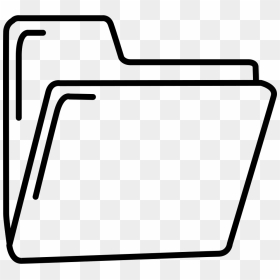 Folder Outline - Outline Folder Icon Png, Transparent Png - america outline png