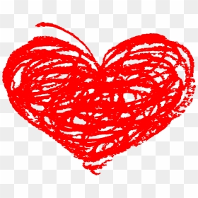 5 Scribble Heart - Png Clipart Heart Doodle Png, Transparent Png - snapchat hearts png