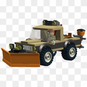 Old Plow Truck - Homemade Lego Truck, HD Png Download - old truck png