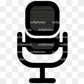 Microphone Drawing Vector And Stock Photo - Office Chair, HD Png Download - mic vector png