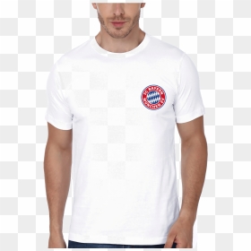 Bayern Munich Logo Men White T Shirt& Hoodie - T-shirt, HD Png Download - bayern munich logo png