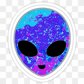 #alien #tumblr #galaxy #galaxia - Alien Stickers, HD Png Download - tumblr alien png