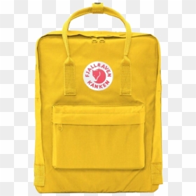 Yellow Fjallraven Kanken, HD Png Download - back pack png