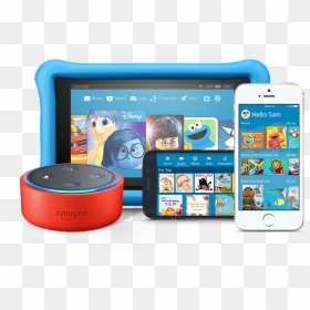 Fire 8 Kids Vs Fire 7 Kids, HD Png Download - echo dot png