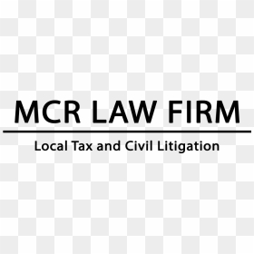 Mcr Law Firm Header Logo - Black-and-white, HD Png Download - mcr logo png