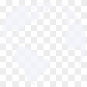 Globe Outline Sm - World Globe Vector Png, Transparent Png - america outline png