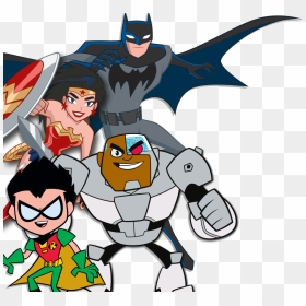 Batman Kid Cartoon Cartoon Ankaperla Com Nacho Party - Justice League Kids Cartoon, HD Png Download - batman cartoon png