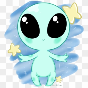 Alien Kawaii, HD Png Download - tumblr alien png