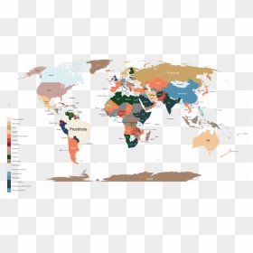Thumb Image - Most Searched Keywords By Country, HD Png Download - word map png