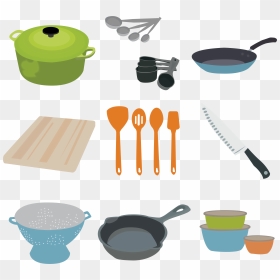 Kitchen Items Plastic Vector , Png Download - Lid, Transparent Png - kitchen items png