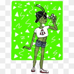 90s Transparent Alien - Cartoon, HD Png Download - tumblr alien png