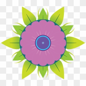 Abstract Flower - Single Flower Design Png, Transparent Png - abstract designs flowers png