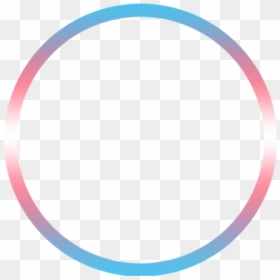 Freetoedit Pink Blue Circle Frame - Circle, HD Png Download - scallop circle png