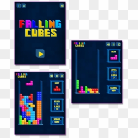 Graphic Design, HD Png Download - tetris blocks png