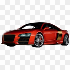 Transparent Audi R8 Png - Combination Black Red Car, Png Download - audi r8 png