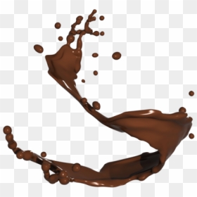 Milk Chocolate Splash - Splash Melted Chocolate Png, Transparent Png - cola splash png