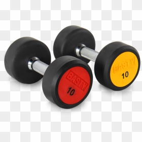 Dp-04a Customize Color Rubber Dumbbell Factory Wholesale - Dumbbell, HD Png Download - gym dumbbells png