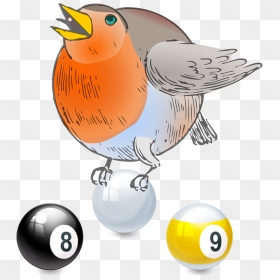 8-9 Ball Advanced Tournaments - Round Robin Clipart, HD Png Download - 9 ball png