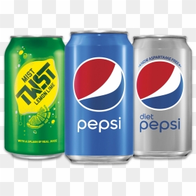 24 Pack, 12 Fl Oz Cans , Png Download - Caffeine Free Pepsi Can, Transparent Png - soft drinks images png