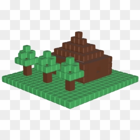 House, HD Png Download - grass block png