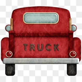 Back Of Pickup Truck Clipart, HD Png Download - old truck png