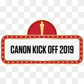 Illustration Of A Movie Marquee With Text "canon Kick - Hakone, HD Png Download - movie marquee png