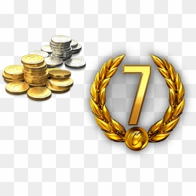 750 Gold 7 Days Premium 400 000 Silver - 7 Days Premium Wot, HD Png Download - overwatch gold medal png