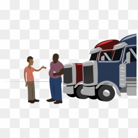 Truck Drivers Png, Transparent Png - old truck png