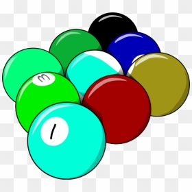 9 Ball Pool Clip Art Clipart - Cue Sports, HD Png Download - 9 ball png
