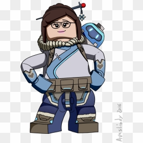 Overwatch Lego Dimensions Cartoon Fictional Character - Lego Overwatch Mei, HD Png Download - overwatch gif png
