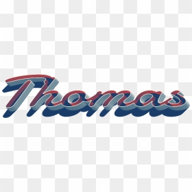 Thomas 3d Letter Png Name - Graphic Design, Transparent Png - thomas png