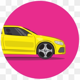 Icon Car - Sports Car, HD Png Download - destroyed car png
