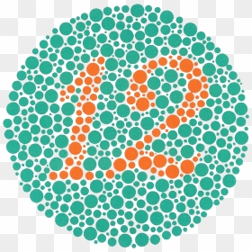Ishihara 1 - Color Do You See, HD Png Download - blind png