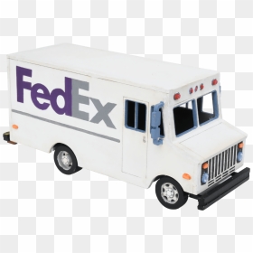 Although This Example Is Painted As A Fed Ex Delivery, HD Png Download - fedex truck png
