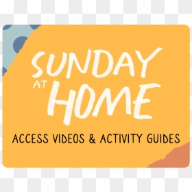 Sunday At Home Button - Graphic Design, HD Png Download - home button image png